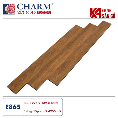 Sàn Gỗ Công Nghiệp 8MM CHARM WOOD-E865